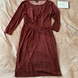 Talbots Petite 3/4 sleeve midi dress (SP)